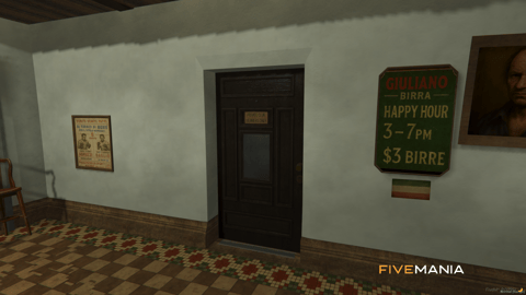 FIVEM Joe Bar Hideout | Unique Bar & Hideout MLO | Interior & Exterior | Multiple Levels | Custom Props | Add-On | Optimized | Fivem Ready | High Quality — image 14