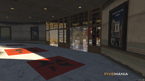 FIVEM The Doppler Cinema | Immersive Movie Theater MLO | Interior & Exterior | Concession Stand | Seating Area | Add-On | Optimized | Fivem Ready | High Quality — image 4