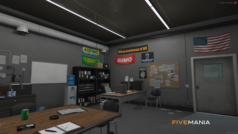 FIVEM Los Santos Customs | Detailed Auto Repair MLO | Interior & Exterior | Custom Props | Tuning Bays | Lounge Area | Add-On | Optimized | Fivem Ready | High Quality — image 13