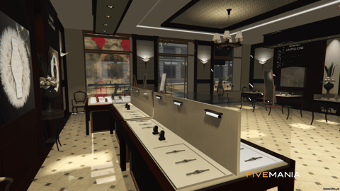 FIVEM Watch Store | Luxury Watch Store MLO | Interior & Exterior | Display Cases | Custom Props | Add-On | Optimized | Fivem Ready | High Quality — image 6