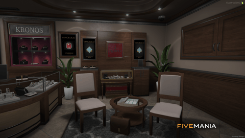 FIVEM Vangelico Reworked | Luxury Jewelry Store MLO | Interior & Exterior | Custom Props | Add-On | Optimized | Fivem Ready | High Quality — image 5
