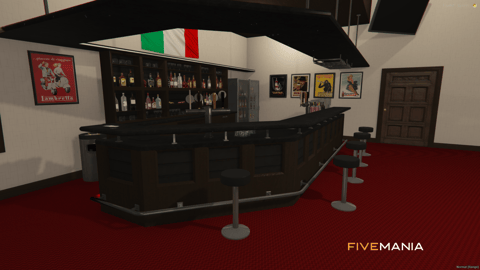 FIVEM The Italian Manor | Luxury Italian Estate MLO | Interior & Exterior | Bar & Office | Detailed Rooms | Add-On | Optimized | Fivem Ready | High Quality — image 12