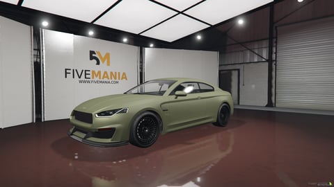 FIVEM Audi A5 Coupe | Realistic Sports Car [Unbadged] Add-On | Interior & Exterior | Working Lights | Realistic Handling | Optimized | Fivem Ready | High Quality, image 3