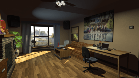 FIVEM El Burro Gang Hideout | Detailed Gang Hideout MLO | Interior & Exterior | Custom Props | Gym & Workshop | Add-On | Optimized | Fivem Ready | High Quality — image 14