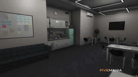 FIVEM Vinewood Police Department | Detailed Police Station MLO | Interior & Exterior | Offices & Jail Cells | Parking Garage | Add-On | Optimized | Fivem Ready | High Quality — image 13