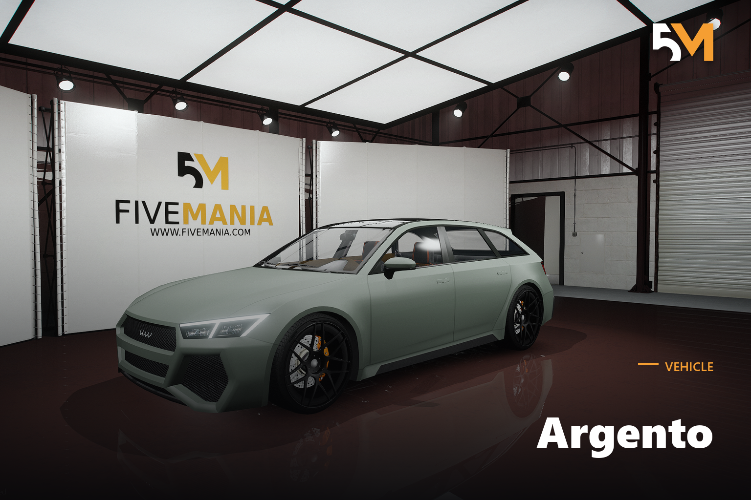 FIVEM Argento | Realistic Sport Wagon [Badged] Add-On | Interior & Exterior | Working Lights | Add-On | Optimized | Fivem Ready | High Quality