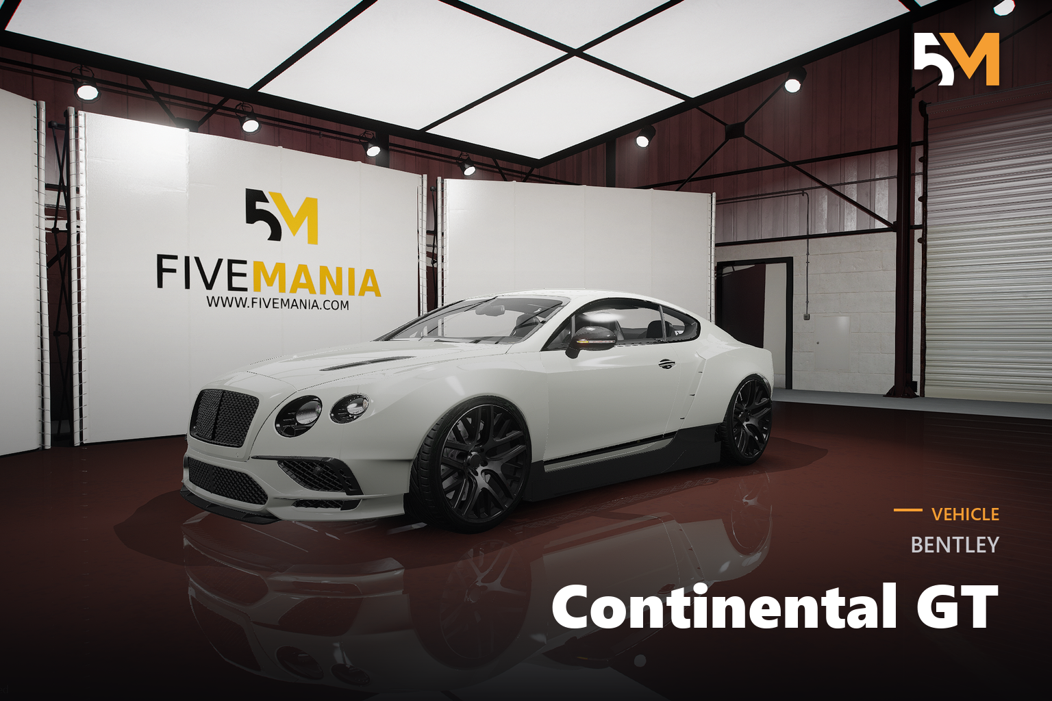 FIVEM Bentley Continental GT | Realistic Luxury Sports Car [Badged] Add-On | Custom Wheels | Interior & Exterior | Add-On | Optimized | Fivem Ready | High Quality