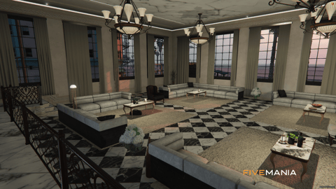 FIVEM V Hotel | Luxury Hotel MLO | Interior & Exterior | Multiple Rooms | Conference Room | Pool Table | Add-On | Optimized | Fivem Ready | High Quality — image 9