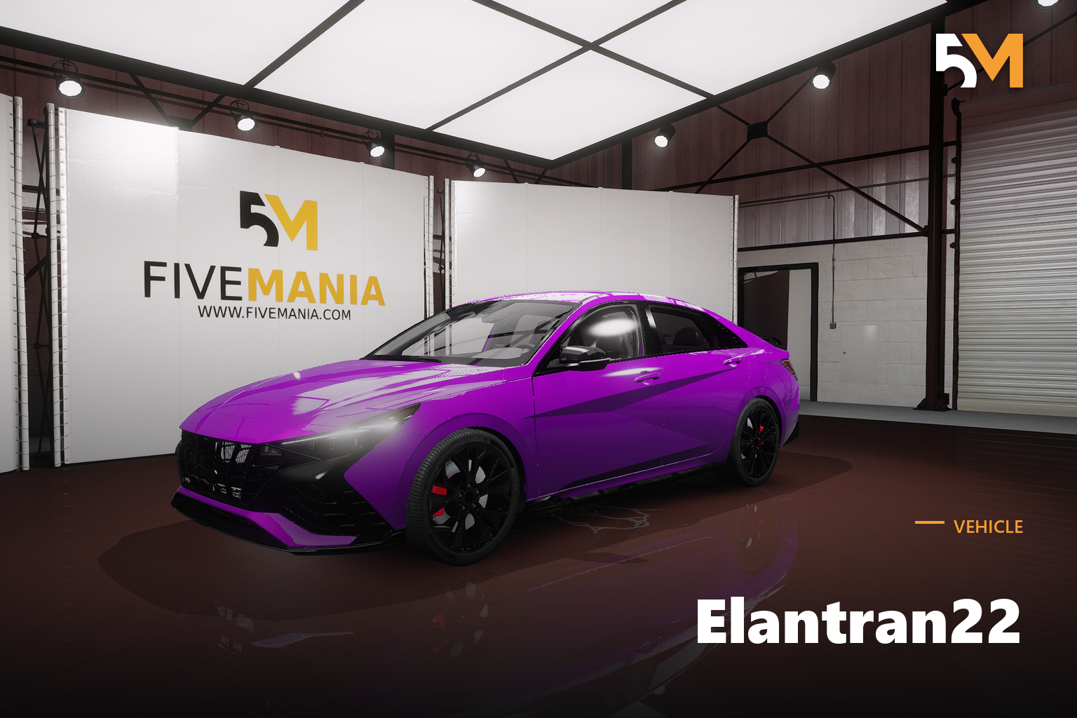 FIVEM Elantran22 | Realistic Sedan [Unbadged] Add-On | Optimized | Fivem Ready | High Quality