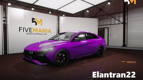 FIVEM Elantran22 | Realistic Sedan [Unbadged] Add-On | Optimized | Fivem Ready | High Quality cover