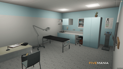 FIVEM Medic Center | Comprehensive Medical Facility MLO | Interior & Exterior | Reception & Patient Rooms | Helipad | Add-On | Optimized | Fivem Ready | High Quality — image 15