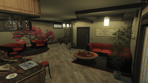 FIVEM Triads Restaurant | Asian-Inspired Dining MLO | Interior & Exterior | Custom Props | Add-On | Optimized | Fivem Ready | High Quality — image 8
