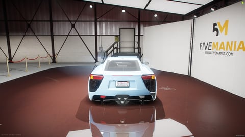 FIVEM Lexus LFA | Realistic Sports Car [Unbadged] Add-On | Optimized | Fivem Ready | High Quality — image 6
