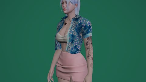 Yuno | Female Ped | Multiple Outfits | Optimized & Fivem Ready [Add-On] — image 3