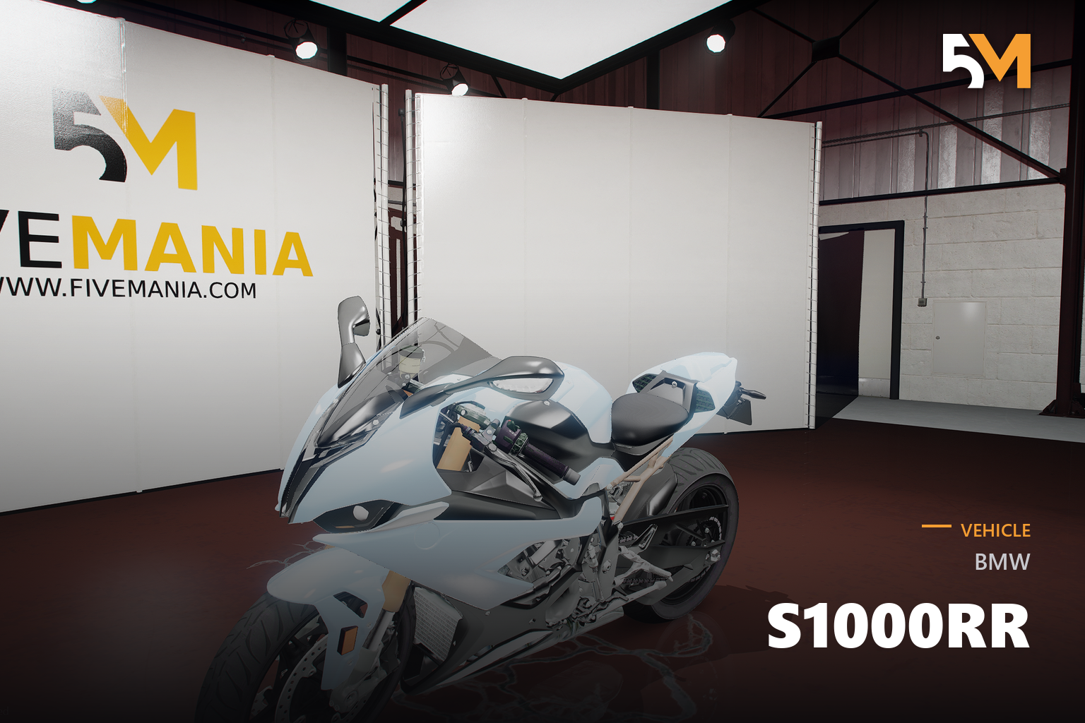 FIVEM BMW S1000RR | Realistic Sports Bike [Badged] Add-On | Optimized | Fivem Ready | High Quality