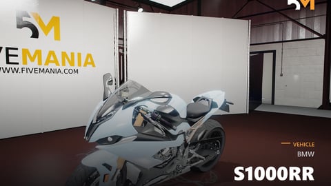 FIVEM BMW S1000RR | Realistic Sports Bike [Badged] Add-On | Optimized | Fivem Ready | High Quality cover