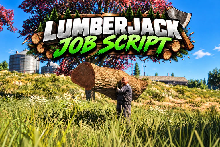 FIVEM Lumberjack Job Script, Realistic Job Script