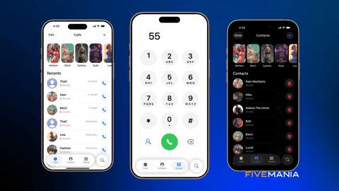FIVEM Phone Script | Advanced Mobile Phone System | Modern UI | Contacts & Calls | Invoicing App | Dating App | Banking App | Add-On | Optimized | Fivem Ready | High Quality, image 14