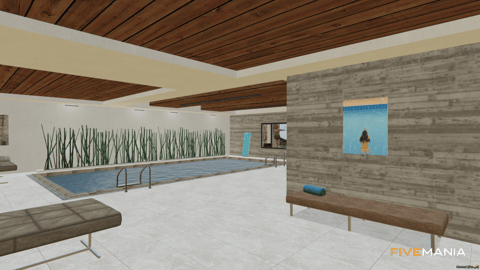 FIVEM Desert Mansion | Luxury Modern Estate | Interior & Exterior | Rooftop Patio | Outdoor Bar | Add-On | Optimized | Fivem Ready | High Quality — image 13