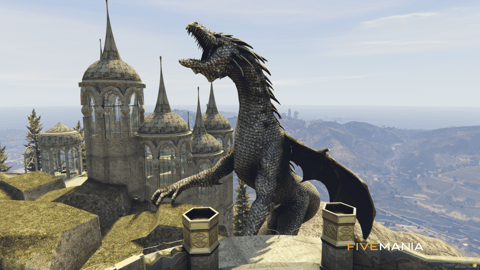 FIVEM Mystical Dragon Castle, Fantasy Fortress MLO, image 2