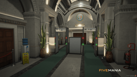 FIVEM City Hall Downtown | Grand Government MLO | Interior & Exterior | Add-On | Optimized | Fivem Ready | High Quality — image 13