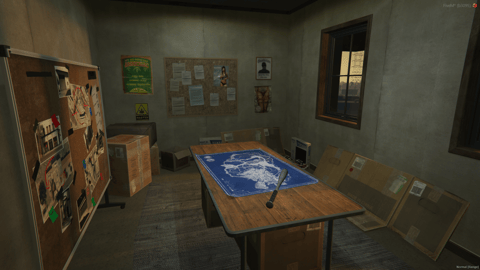FIVEM Marabunta Hideout V2 | Detailed Gang Hideout MLO | Interior & Exterior | Bar & Office | Rooftop Access | Add-On | Optimized | Fivem Ready | High Quality — image 10