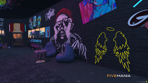 FIVEM Liquors Bar | Vibrant Bar MLO | Interior & Exterior | Custom Props | Neon Lighting | Add-On | Optimized | Fivem Ready | High Quality — image 6