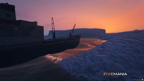 FIVEM Antartica | Arctic Research Base MLO | Custom Environment | Helipad | Structures & Props | Ship Included | Add-On | Optimized | Fivem Ready | High Quality — image 15