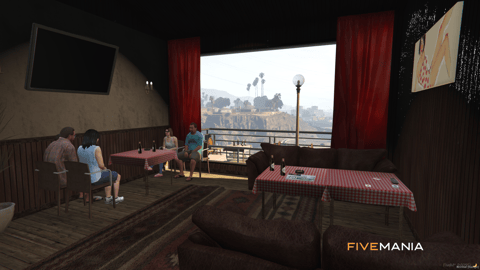 FIVEM Rusty Cup | Rustic Restaurant MLO | Interior & Exterior | Outdoor Seating | Add-On | Optimized | Fivem Ready | High Quality — image 8