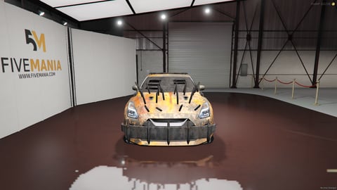 FIVEM Hawk | Post-Apocalyptic Sports Car [Unbadged] Add-On | Custom Armor | Spikes & Roof Rack | Unique Textures | Add-On | Optimized | Fivem Ready | High Quality, image 4