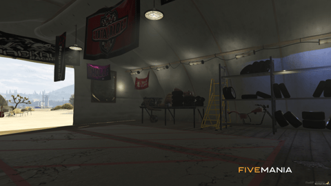 FIVEM Lostmc Sandy Shores Arc | Gang Hideout MLO | Interior & Exterior | Custom Props | Lost MC Themed | Add-On | Optimized | Fivem Ready | High Quality — image 7