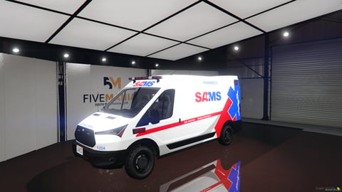 FIVEM Emsnspeedo | Lore-Friendly Ambulance Van [Unbadged] Add-On | Working Emergency Lights | Custom Liveries | Optimized | Fivem Ready | High Quality — image 3