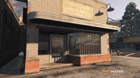 FIVEM Barber | Classic Barber Shop MLO | Interior & Exterior | Custom Props | Optimized | Fivem Ready | High Quality — image 2