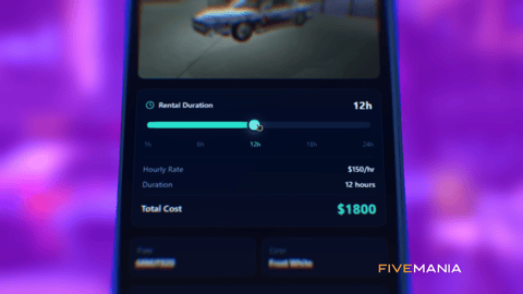 FIVEM Advanced Car Rental Business | Comprehensive Vehicle Rental Script | UI & Management Panel | Custom Vehicles | Payment System | Add-On | Optimized | Fivem Ready | High Quality, image 18