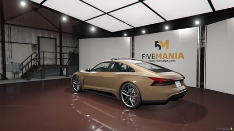 FIVEM Audi e-tron GT | Lore Friendly Unmarked Police Car | Working Lights | HQ Interior | Add-On | Optimized | Fivem Ready | High Quality, image 8