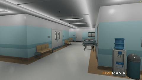 FIVEM Medic Center | Comprehensive Medical Facility MLO | Interior & Exterior | Reception & Patient Rooms | Helipad | Add-On | Optimized | Fivem Ready | High Quality — image 11