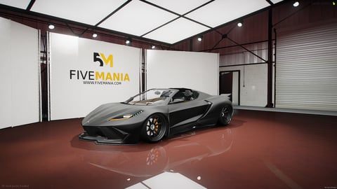 FIVEM Coquette4c | Realistic Sports Car Add-On | Interior & Exterior | Working Lights | Custom Wheels | Optimized | Fivem Ready | High Quality — image 3