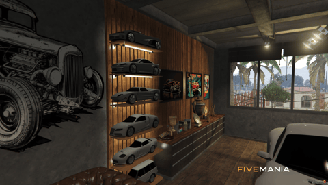 FIVEM Sandy Mechanic | Custom Mechanic Shop MLO | Interior & Exterior | Reception & Lounge | Detailing Bay | Gaming Zone | Add-On | Optimized | Fivem Ready | High Quality — image 19