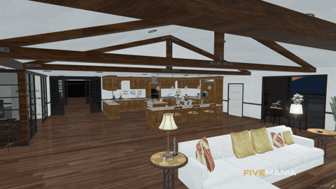 FIVEM Marlowe | Luxury Vineyard Estate MLO | Interior & Exterior | Wine Cellar | Modern House | Optimized | Add-On | Fivem Ready | High Quality — image 7