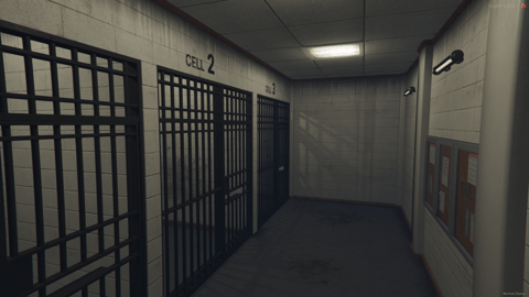 FIVEM Sandy Sherif Department | Lore-Friendly Police Station MLO | Interior & Exterior | Jail Cells | Offices | Reception Area | Add-On | Optimized | Fivem Ready | High Quality — image 11