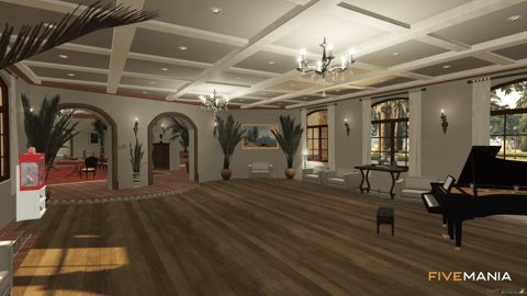FIVEM Guru House | Luxury Estate MLO | Interior & Exterior | Bar & Dining Area | Custom Grounds | Add-On | Optimized | Fivem Ready | High Quality — image 10