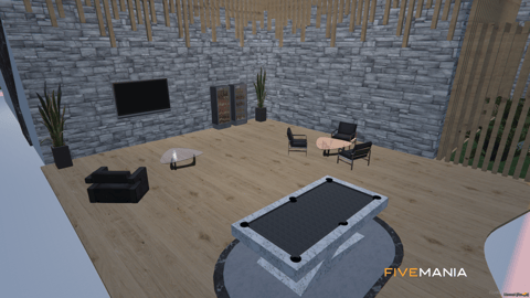 FIVEM Dubai Mansion | Luxury Modern Estate | Interior & Exterior | Pool & Garage | Home Cinema | Game Room | Add-On | Optimized | Fivem Ready | High Quality — image 11