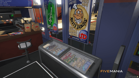 FIVEM Ltd Gasoline | Gas Station & Convenience Store MLO | Interior & Exterior | Custom Props | Add-On | Optimized | Fivem Ready | High Quality — image 6