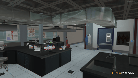 FIVEM Oceanmedical | Modern Medical Center MLO | Interior & Exterior | Parking Garage | Rooftop Patio | Lab & Offices | Add-On | Optimized | Fivem Ready | High Quality — image 51