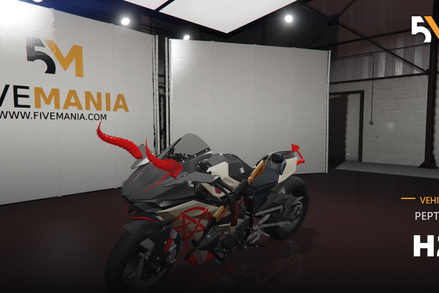 FIVEM Peptos H2 | Custom Motorcycle | Unique Design & Features | Optimized | Fivem Ready | High Quality