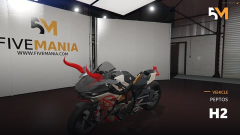 FIVEM Peptos H2 | Custom Motorcycle | Unique Design & Features | Optimized | Fivem Ready | High Quality cover