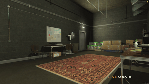FIVEM Ballas Stash | Gang Hideout MLO | Gym & Bar | Storage Area | Lore-Friendly Mural | Add-On | Optimized | Fivem Ready | High Quality — image 16