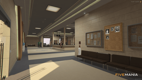 FIVEM Fib Bureau | Federal Investigation Bureau MLO | Interior & Exterior | Rooftop Access | Add-On | Optimized | Fivem Ready | High Quality — image 7