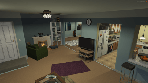 FIVEM Mirror Park Triple Houses | Residential MLO Pack | Interior & Exterior | Multiple Houses | Custom Interiors | Add-On | Optimized | Fivem Ready | High Quality — image 5