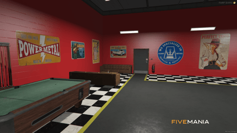FIVEM Route 68 Garage | Custom Mechanic Shop MLO | Interior & Exterior | Add-On | Optimized | Fivem Ready | High Quality — image 14